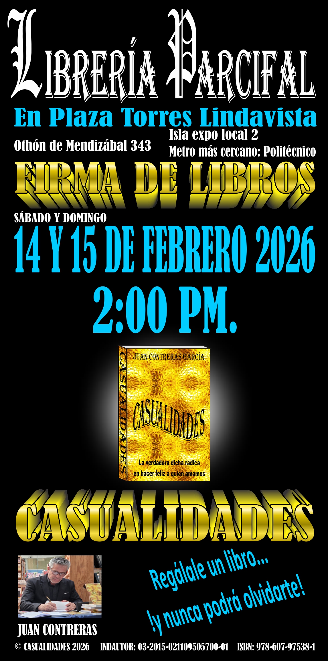 Mensaje Firma de libros